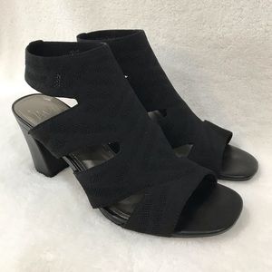 Impo Stretch Vaila Open Toe Sandals Block Heels